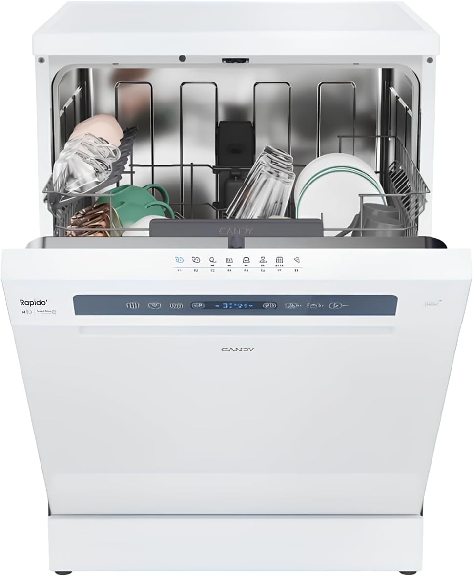 Candy Lave-vaisselle série CF, 14 couverts, 60x82 cm, contrôle à distance, CF 4C6F0W
