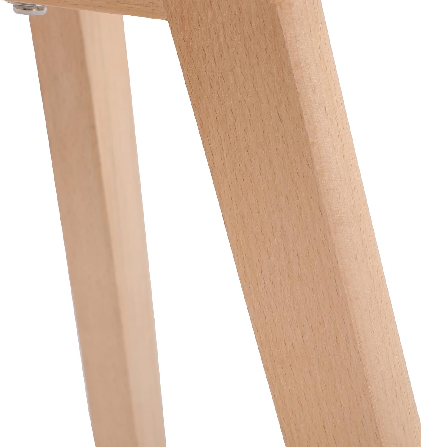 EGGREE - série scandinave - chaises 81x48x42 cm - assise rembourrée, pieds hêtre, lot de 4