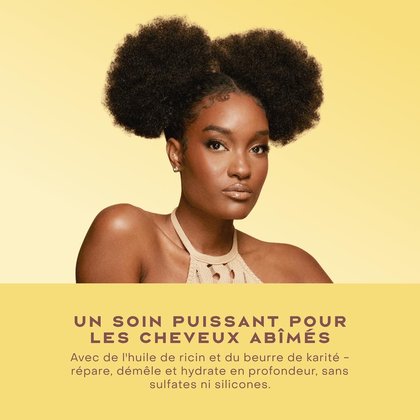 SheaMoisture - Huile de Ricin Noir - 384ml - shampooing et après-shampooing réparateurs cheveux traités