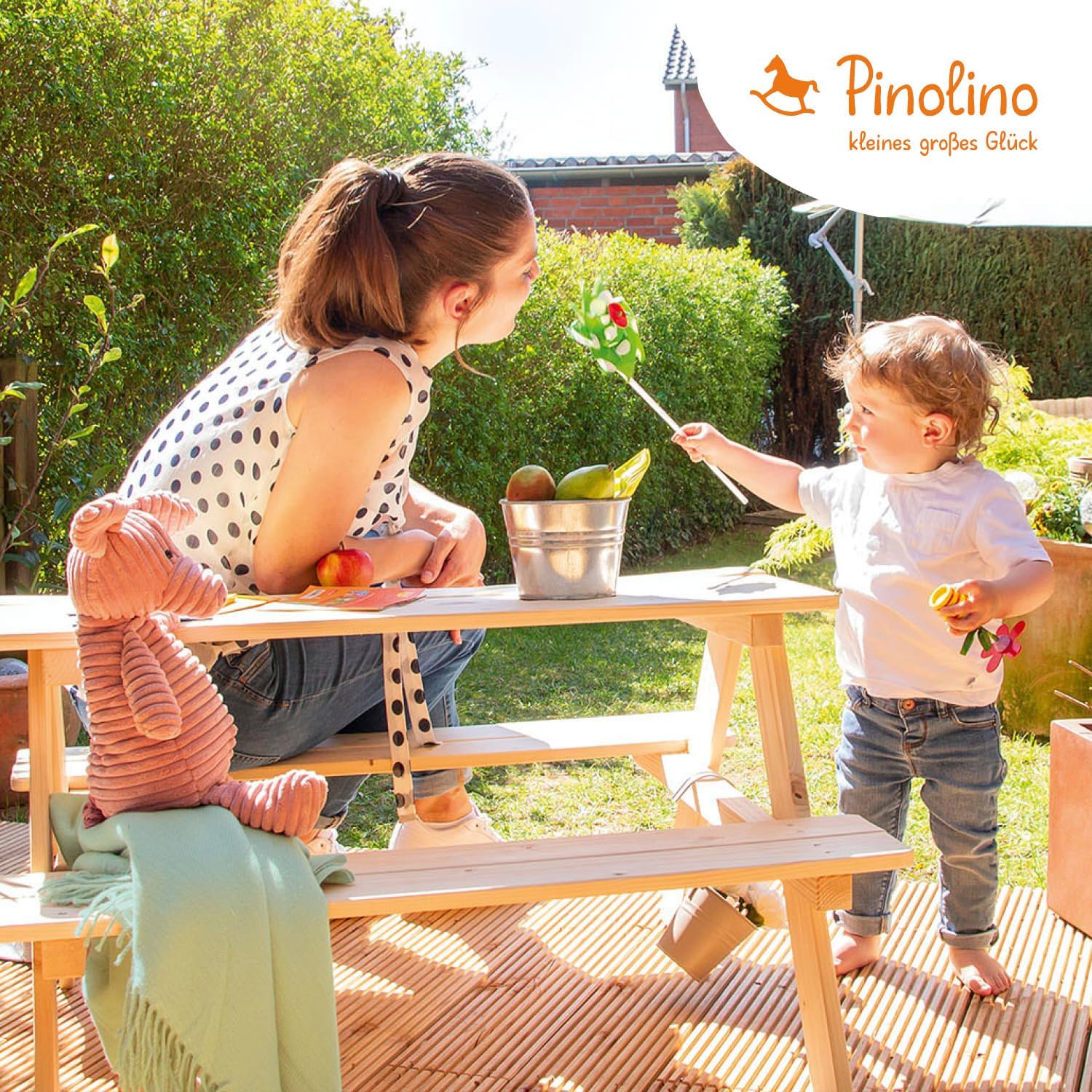 Pinolino - Nicki - table et chaises enfants bois - compact, solide - 201016