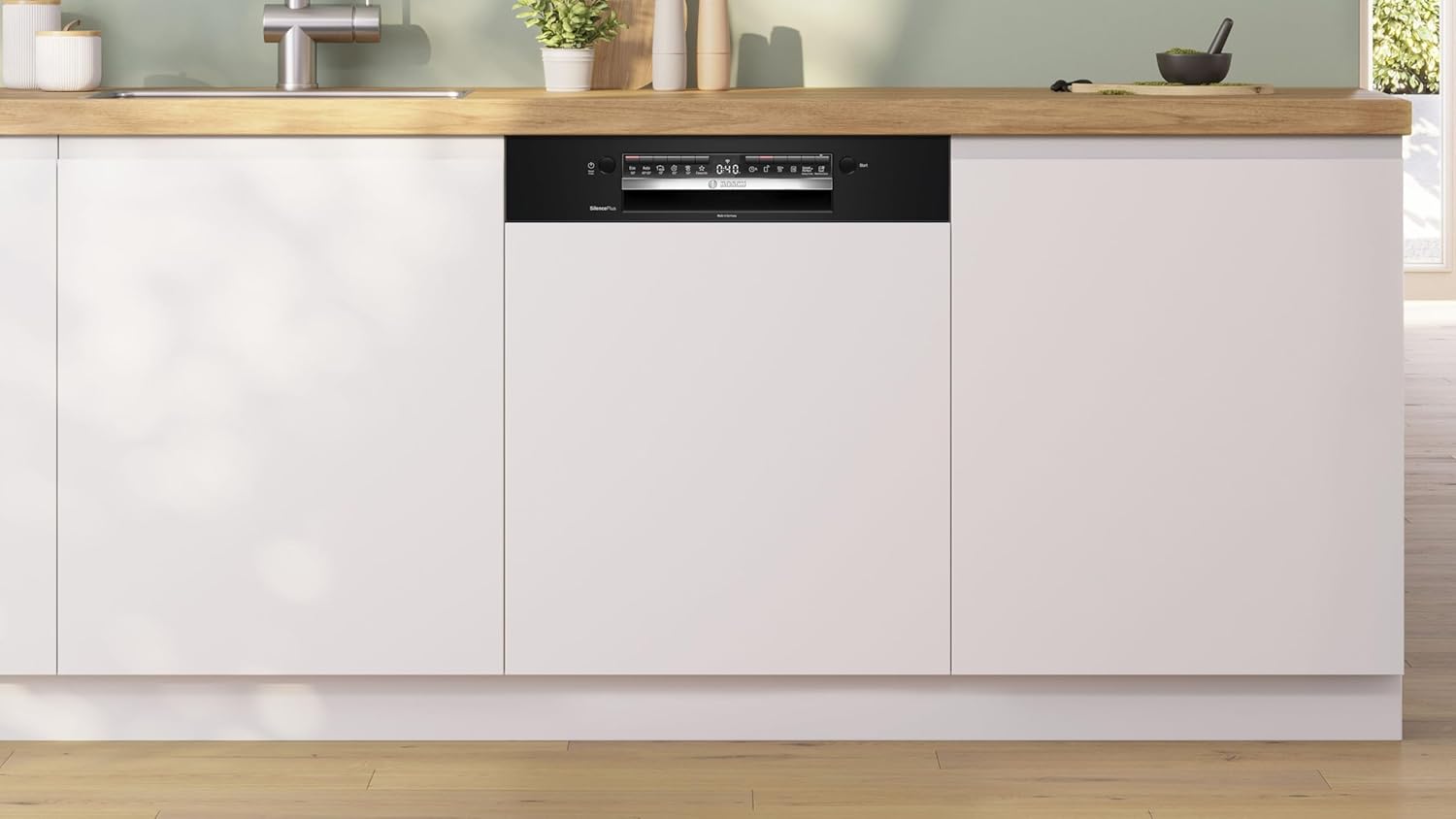 Bosch - Série 4 lave-vaisselle encastrable 60cm noir, connectivité Smart 