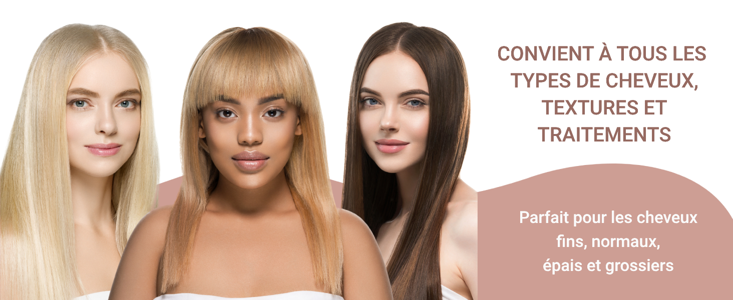 Golden Curl Lisseur 2 in 1 Fer à lisser ionique - pour boucler et lisser