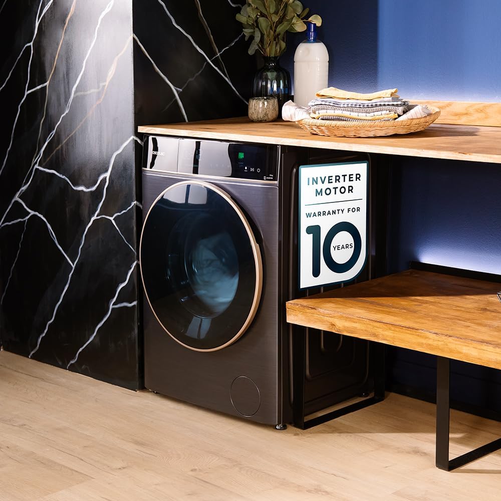 Cecotec - Bolero DressCode 10kg, 1400tr/min, écran 10,3