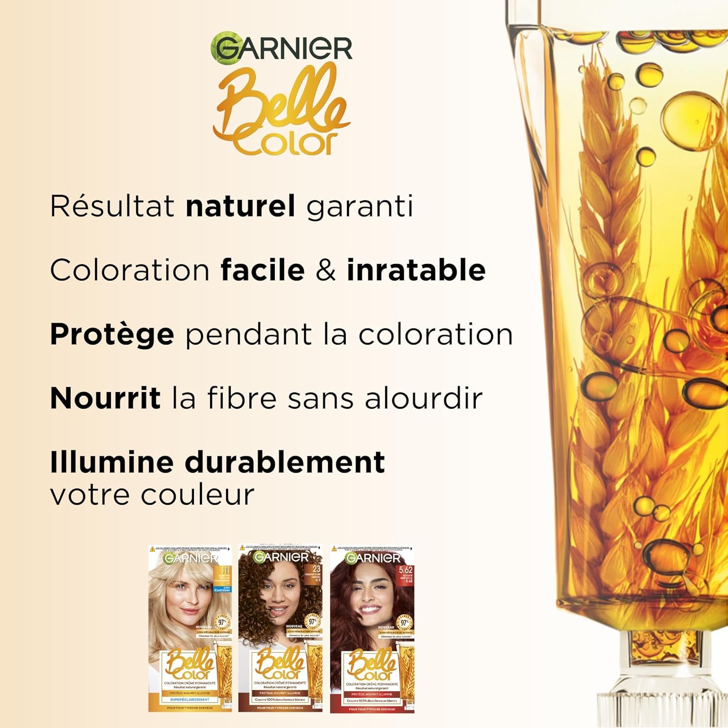 Garnier - Belle Color - coloration permanente crème, 100ml, blond très clair