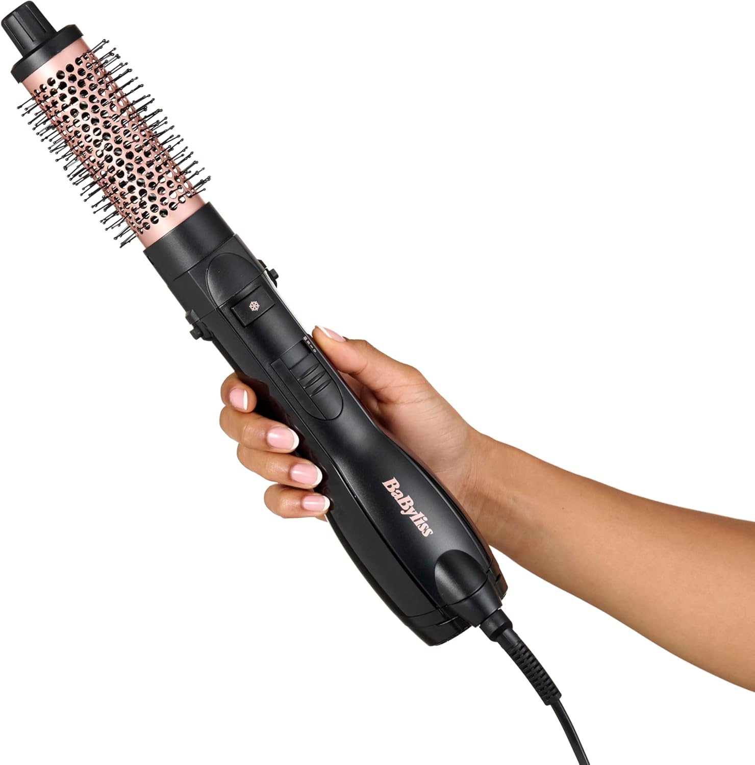BaByliss - Brosse soufflante Smooth Finish - multistyle 4-en-1, 3 températures, fonction ionique - AS122E