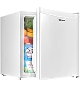 Upstreman 46L Mini réfrigérateur avec congélateur, thermostat réglable, économie d'énergie, silen...