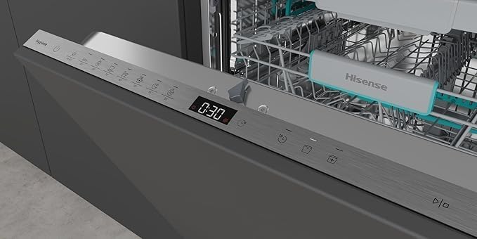 Hisense - lave-vaisselle 16 couverts, 3 paniers, 8 programmes, HV16A