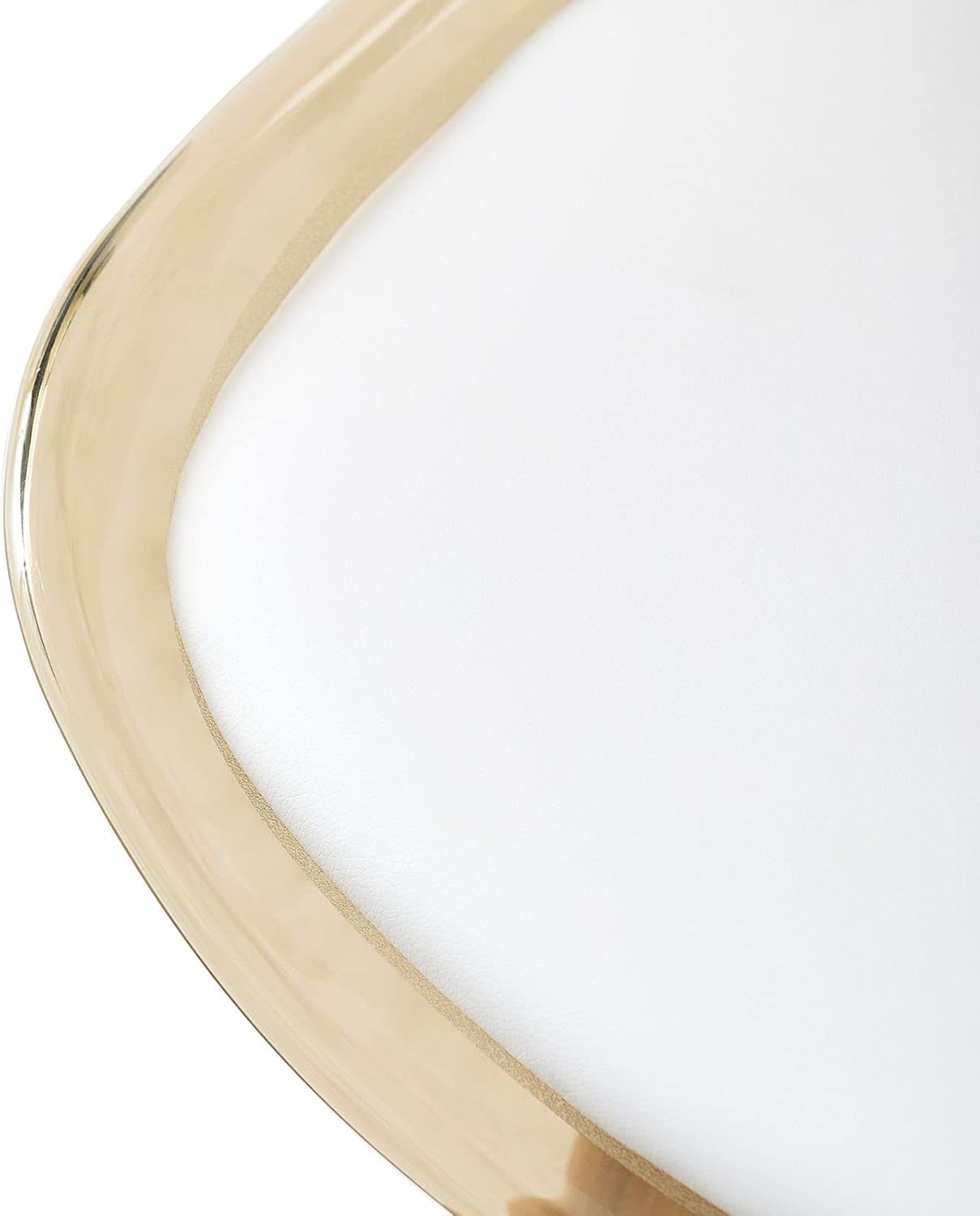 EGGREE - lot de 4 chaises scandinaves - bois hêtre - coussins cuir blanc, dossier transparent, testées SGS