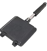 Bobikuke PoêLe à Frire Double Face, PoêLe à Sandwich Revêtement Antiadhésive Poêle à Crêpes en Al...