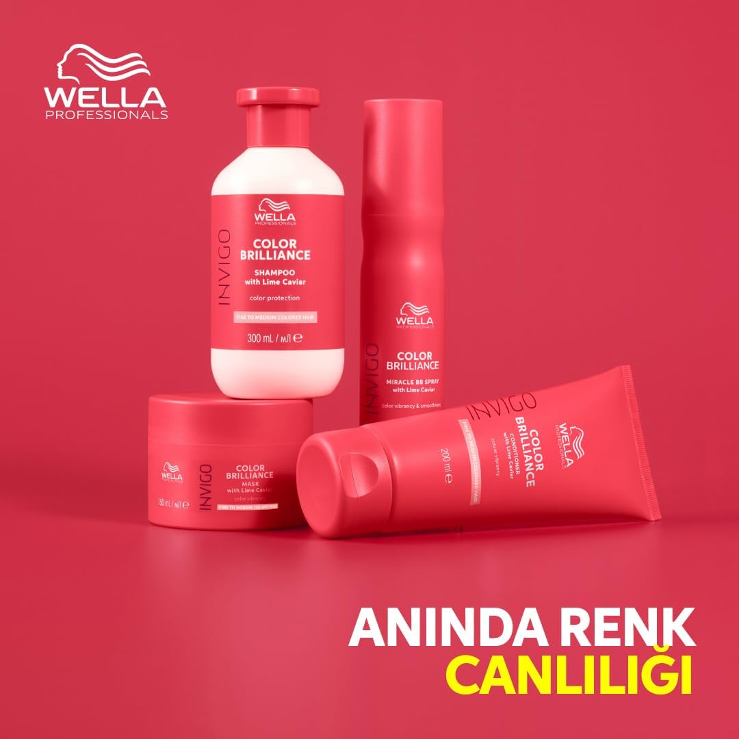 Wella - Invigo Color Brilliance Masque - soin intensif cheveux colorés épais