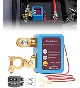 Dispositif de commande électronique avec boîtier bleu et fils rouges, montrant plusieurs points de connexion et composants métalliques sous différents angles.