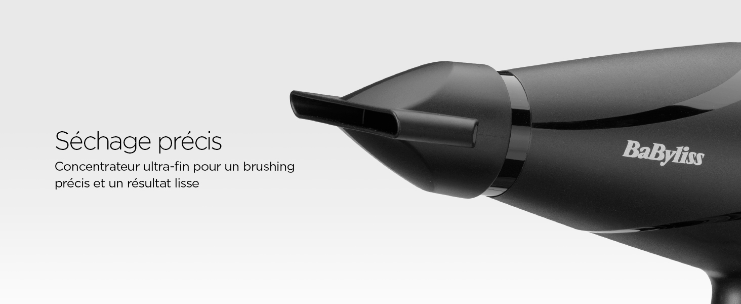 BaByliss, sèche-cheveux, Shine Pro 2200, 6713DE, fabrication italienne, diffuseur, concentrateur