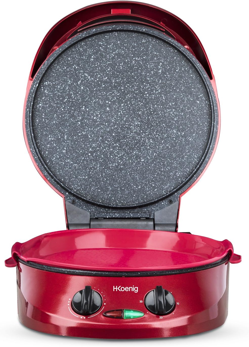 H.Koenig - TRT180 - multicuiseur tarte express 9 moules, 210°C, plaques grill