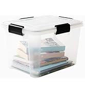 Iris Ohyama, Boîtes de rangement, Boîte de rangement Multifonction, Boîte en plastique, 20 L, ave...