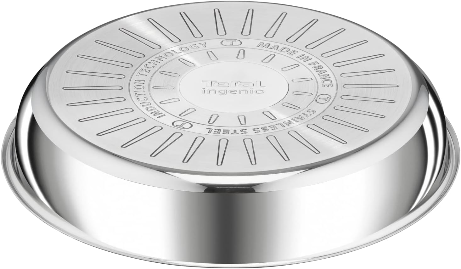 Tefal - Ingenio Preference - poêle 28 cm - inox, induction, empilable, L9720602