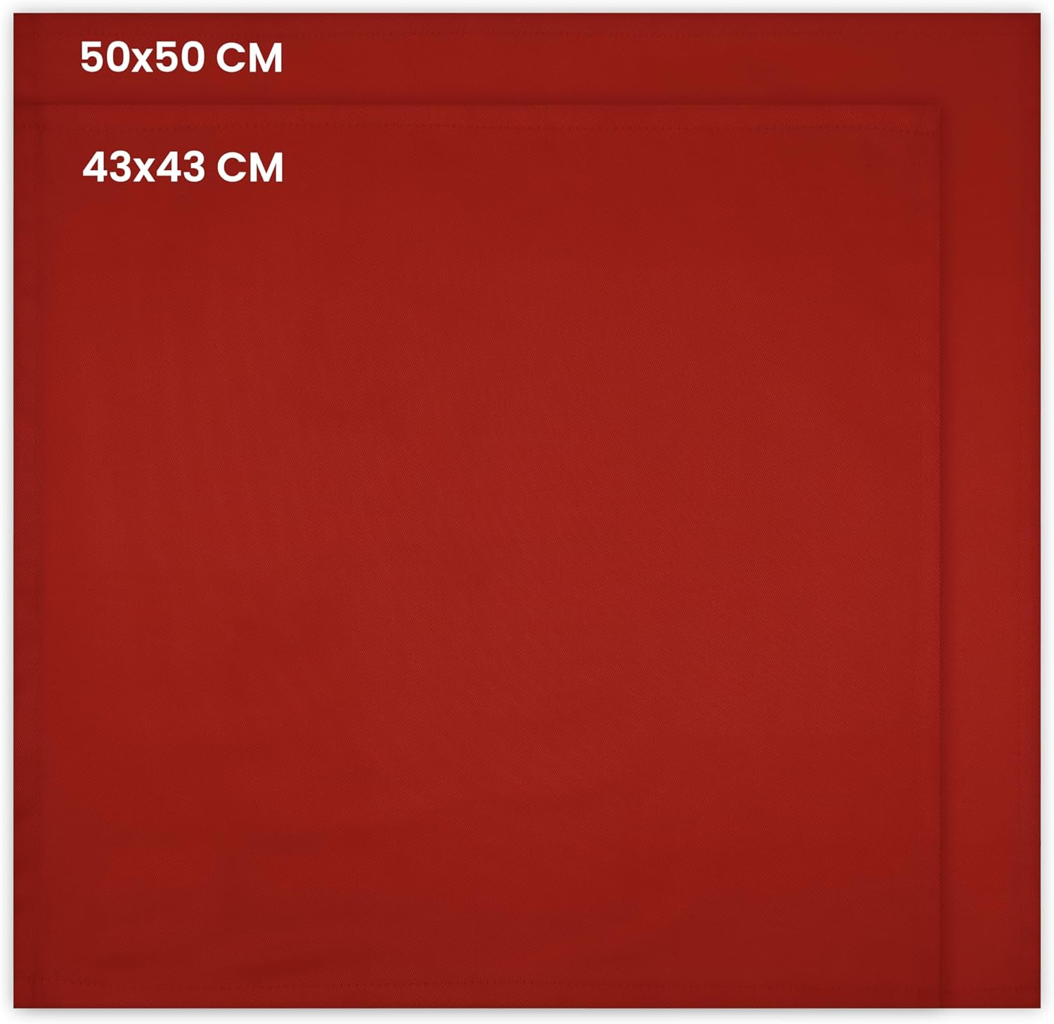 Utopia - Serviettes de Table Série Classique - 46x46 cm - Coton mélangé réutilisable, lot de 12