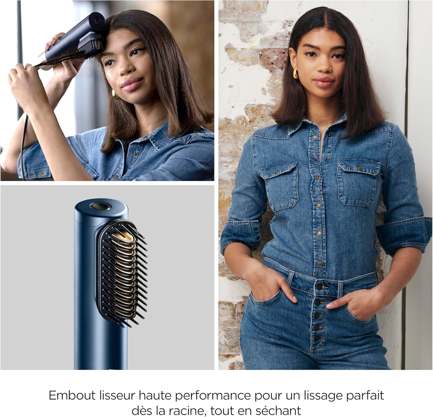 BaByliss - Air Wand série - sèche, lisse, coiffe, anti-frisottis, 3 embouts - AS6553E