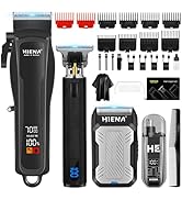 HIENA PRO Tondeuse à cheveux professionnelle pour homme, Tondeuse sans fil pour cheveux et barbe,...