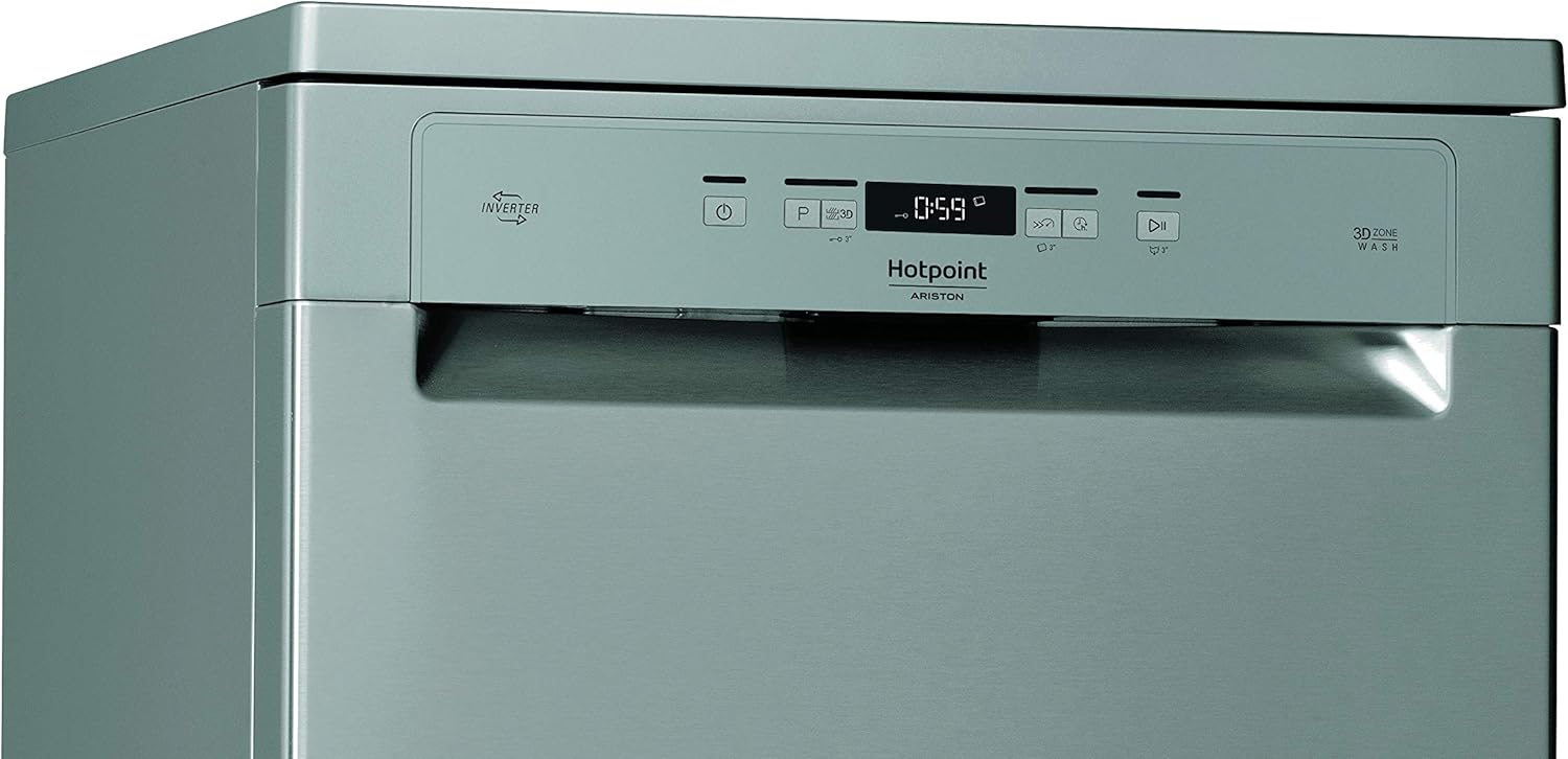 Hotpoint - lave-vaisselle série 3 - 60cm - 14 couverts, 3e panier, inox - HFC3C26CWX