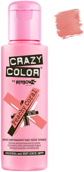 Crazy Color - Peachy Coral - crème colorante 100ml - pêche corail