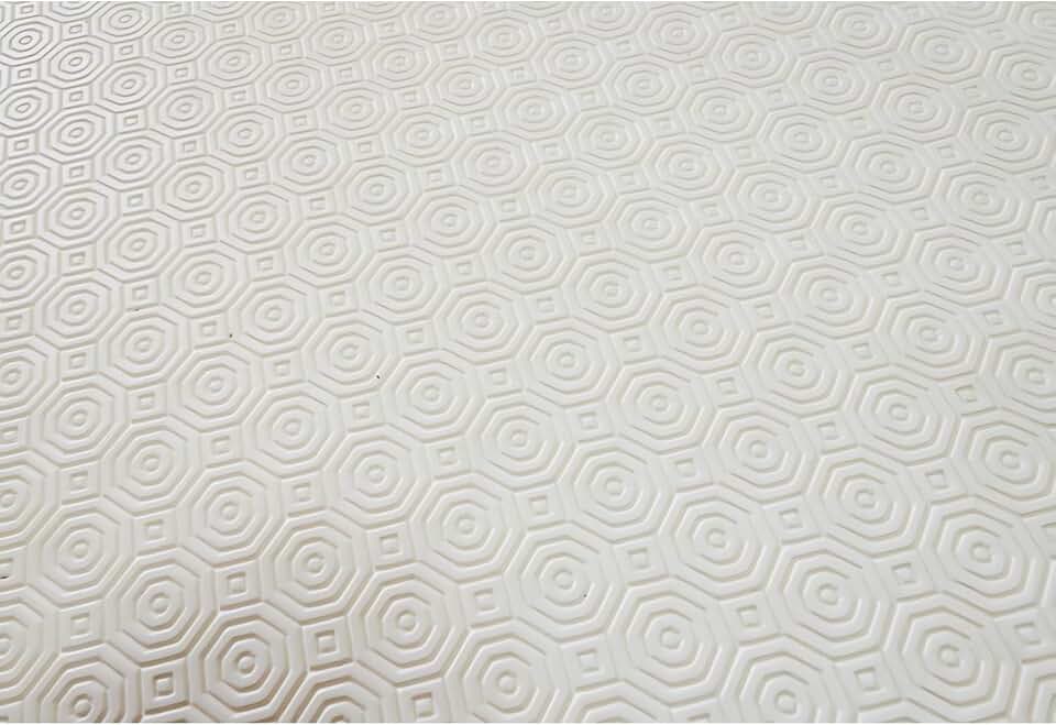 Soleil d'Ocre - Nappe Rectangle PVC blanc - 140x240 cm - entretien facile