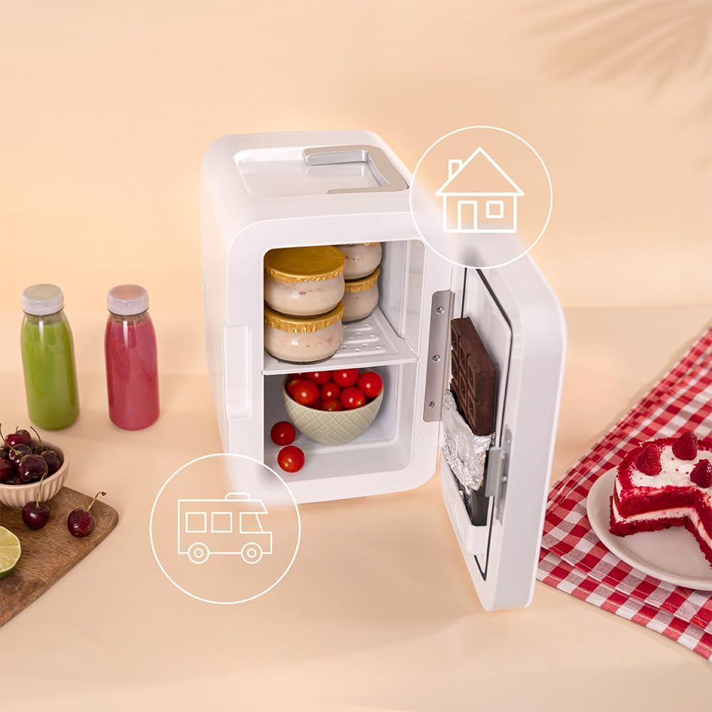 Cecotec - Bolero MiniCooling 10L - compact, 12V/220V, 7-65°C, Bahamas Black