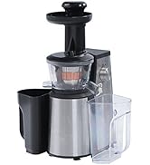 Plusieurs vues d'un robot culinaire ou d'un appareil à jus argenté et noir montrant différents angles et composants de l'appareil.