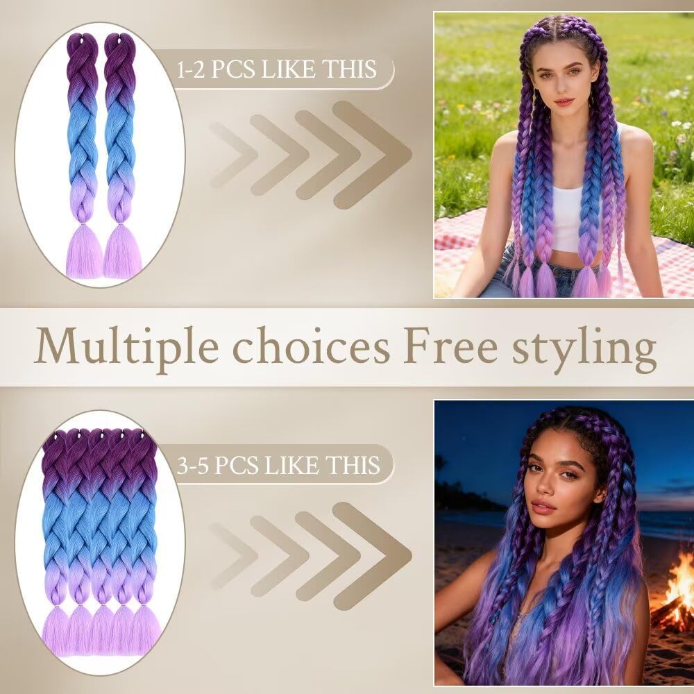 ShowJarlly - Ombre Jumbo Braids 24