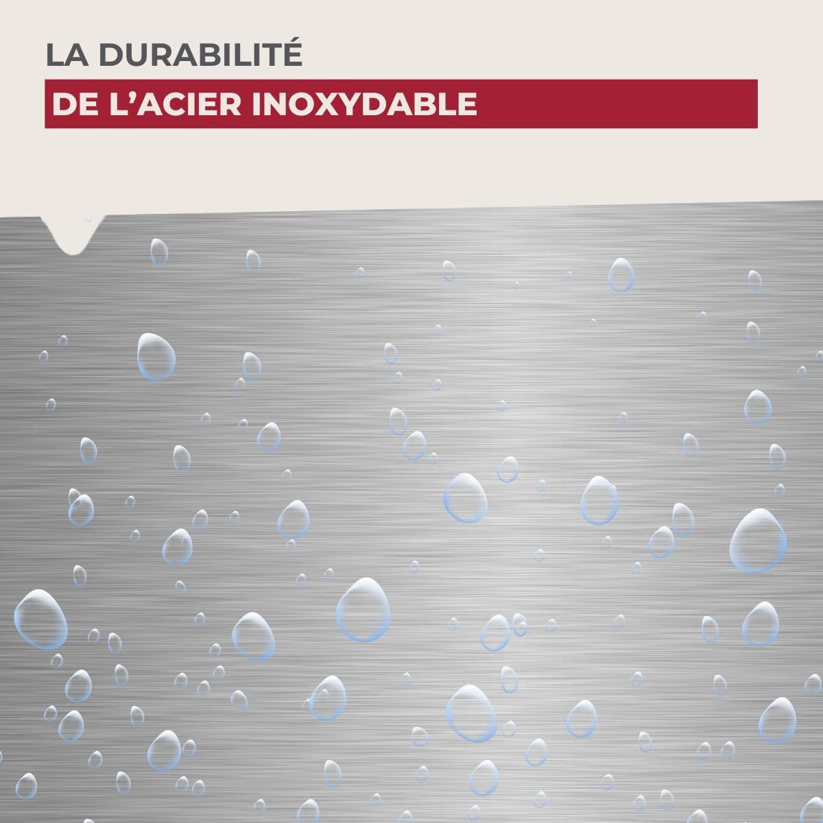 Fackelmann - set 2 passoires inox - 20 & 26 cm - tamis acier inoxydable 9983650