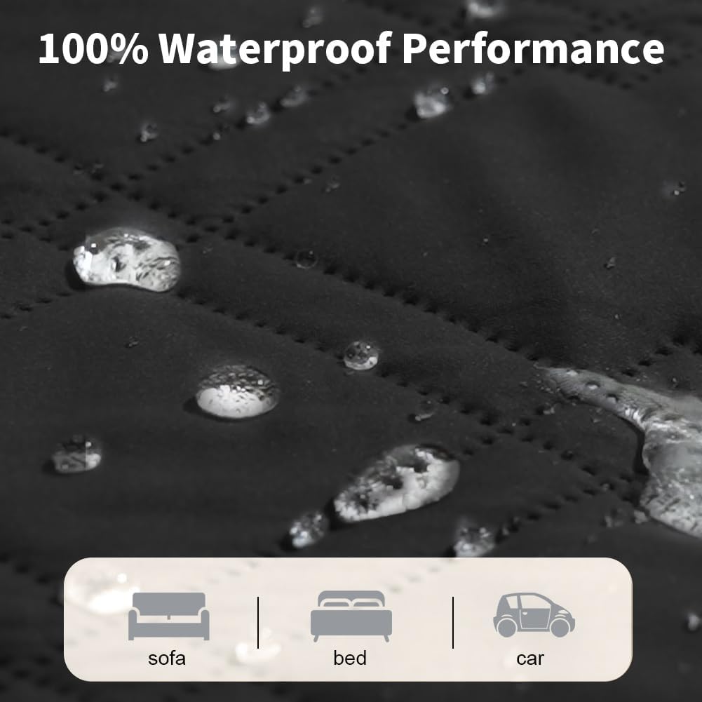 DUJUIKE - housse canapé imperméable 208-260cm - enfants animaux