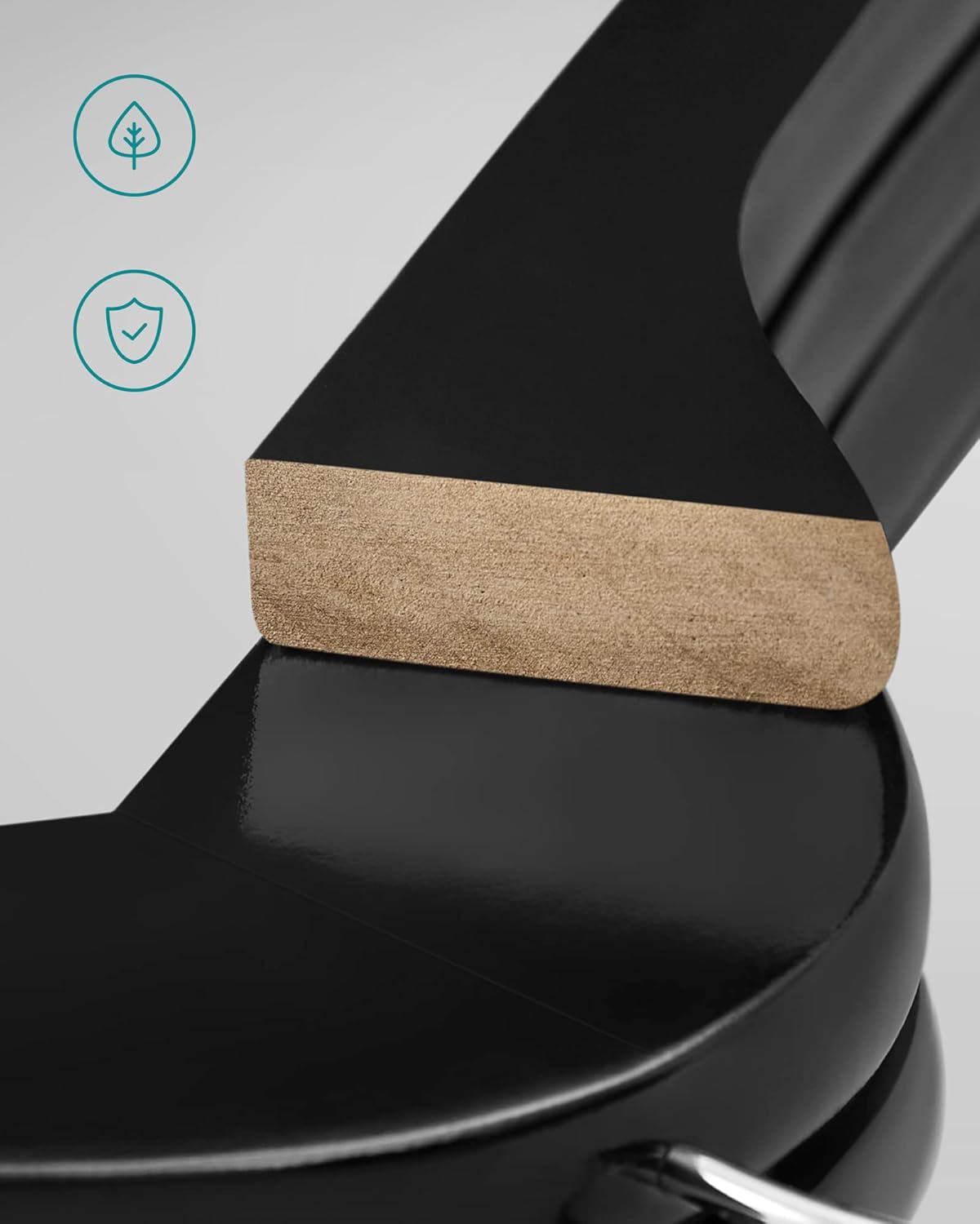 SONGMICS - cintres bois, lot de 20, antiglisse, pivotant, CRW02B-20