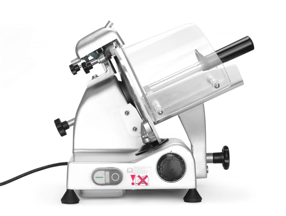 Hendi - Profi Line 220 - 506x435x347mm - Trancheuse électrique, multi-usages, lame 220mm, épaisseur 0-12mm, 280W