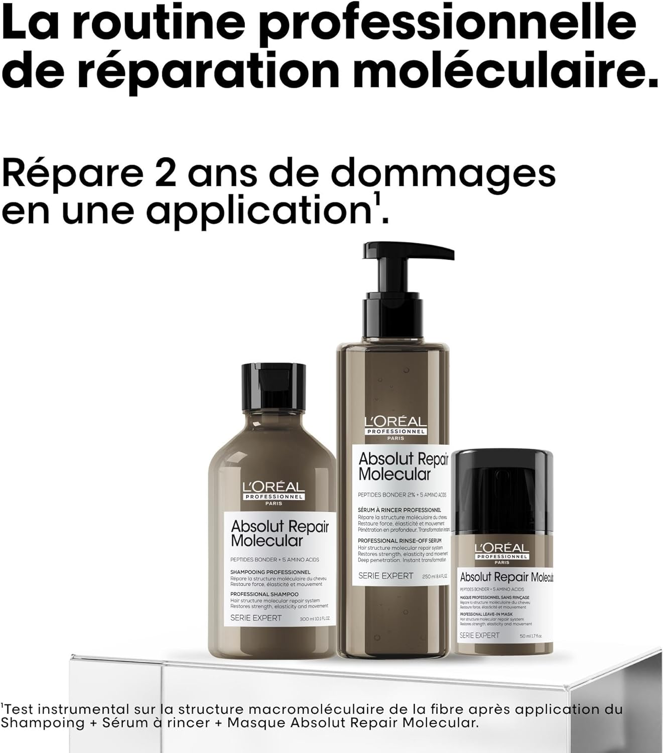 L'Oréal Professionnel - Serie Expert Absolut Repair Molecular - édition limitée - routine réparatrice cheveux abîmés