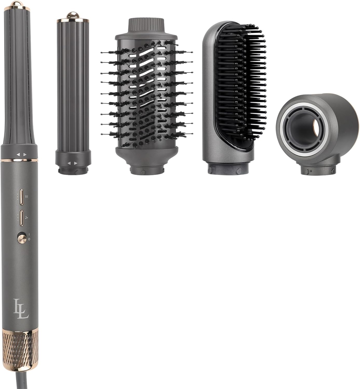 Brosse soufflante - Air Styler luxe - séchage rapide, boucleur, volumateur, lisseur - 135000 RPM