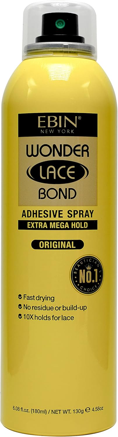 Ebin - Wonder Lace Bond Spray - 180ml - adhésif méga ferme