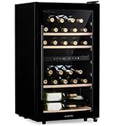 Klarstein Barossa - Cave à vin, Frigo vin température réglable entre 5 et 18 °C, Cave de service ...