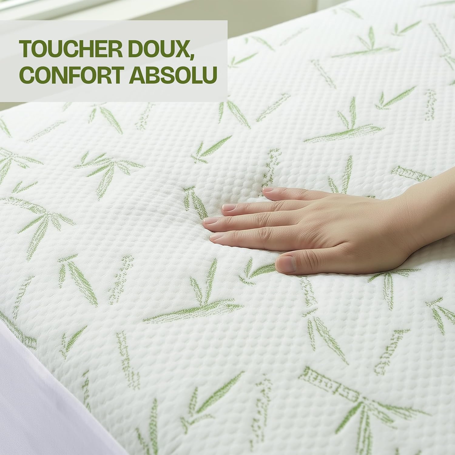 Utopia Bedding - protège-matelas 140x200x30 cm - imperméable, respirant, Oeko-Tex