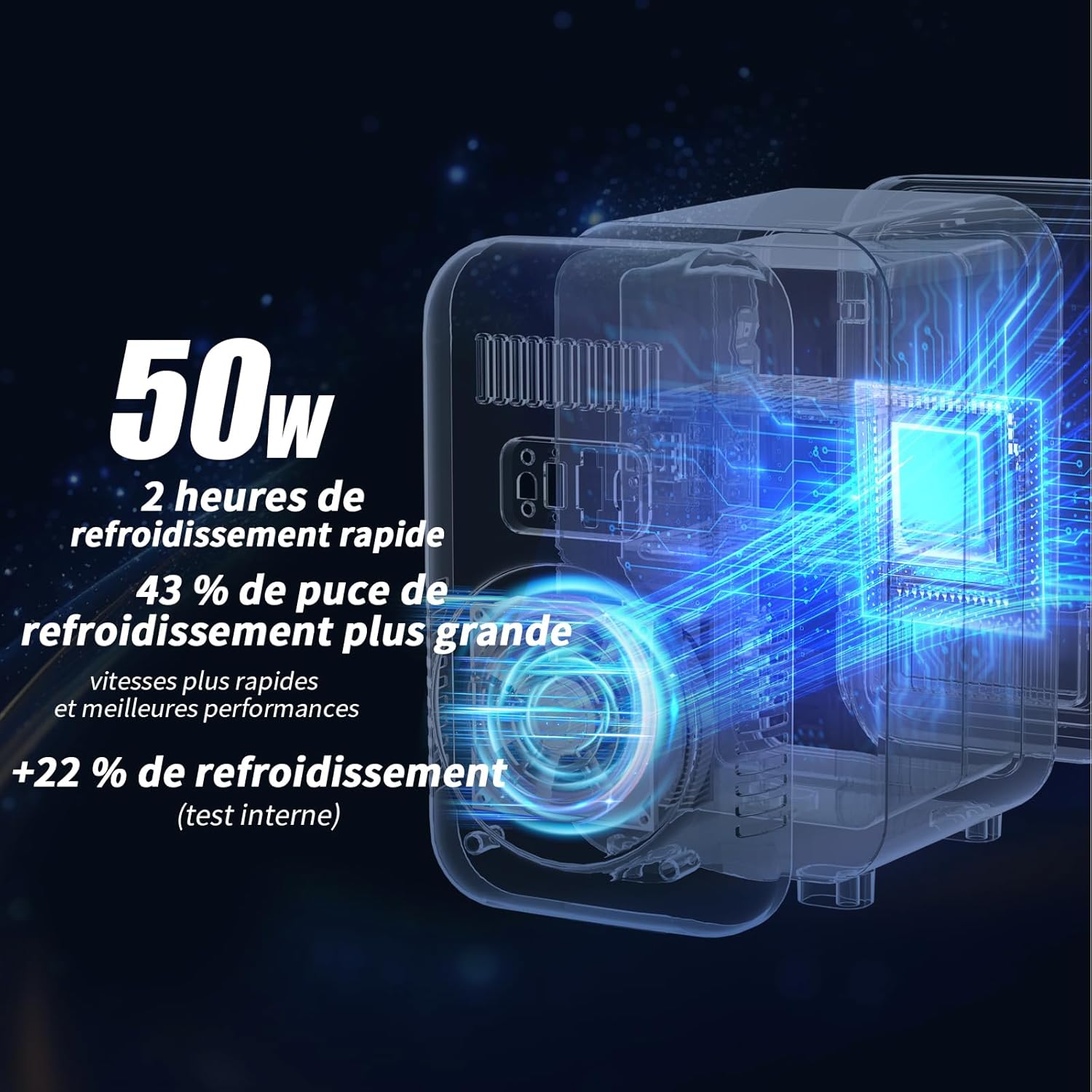 YASHE - mini réfrigérateur 6L, 220-240V, 8 canettes, portable