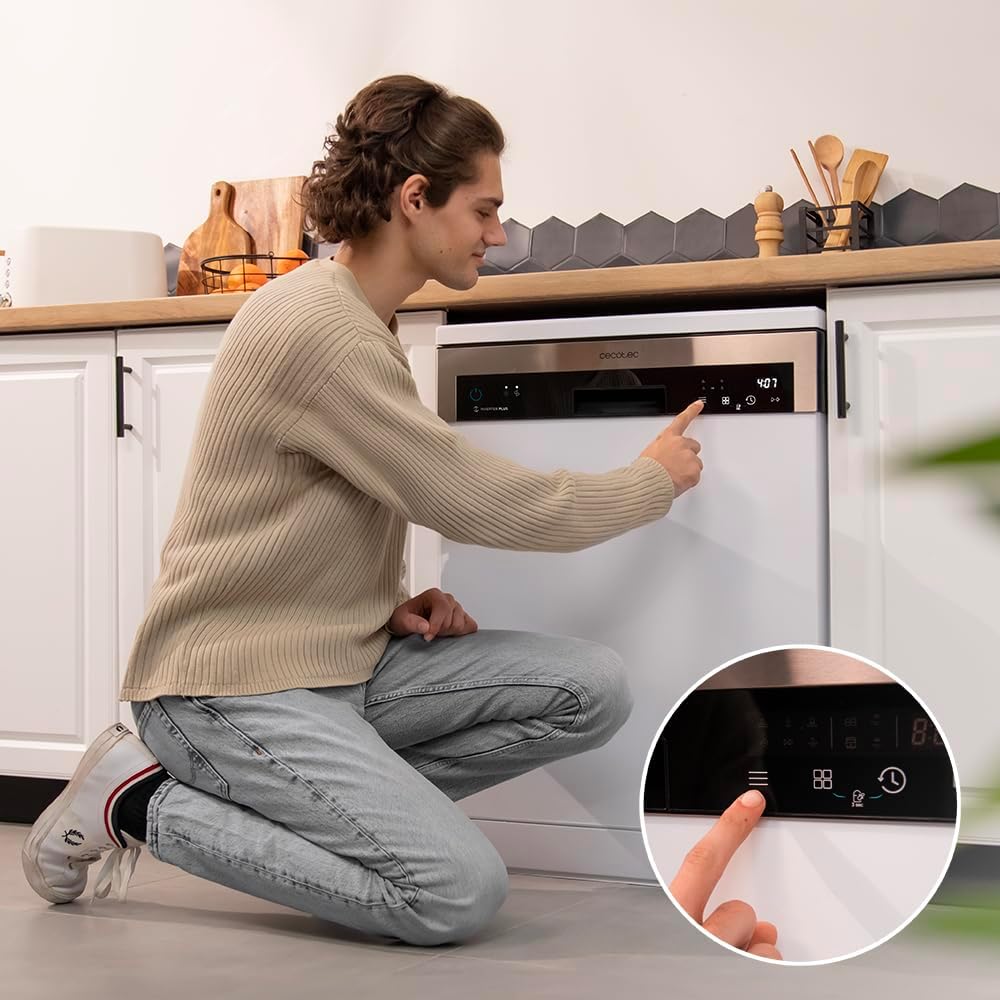 Cecotec - Bolero Aguazero 6500 C - 60cm - 15 couverts, 6 programmes, Inverter