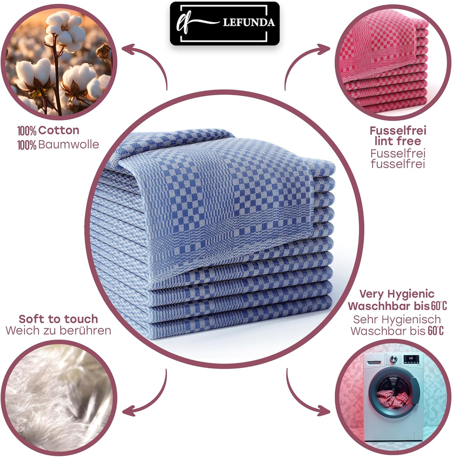 LEFUNDA - tablier cuisine réglable 3 poches étanche - longues lanières