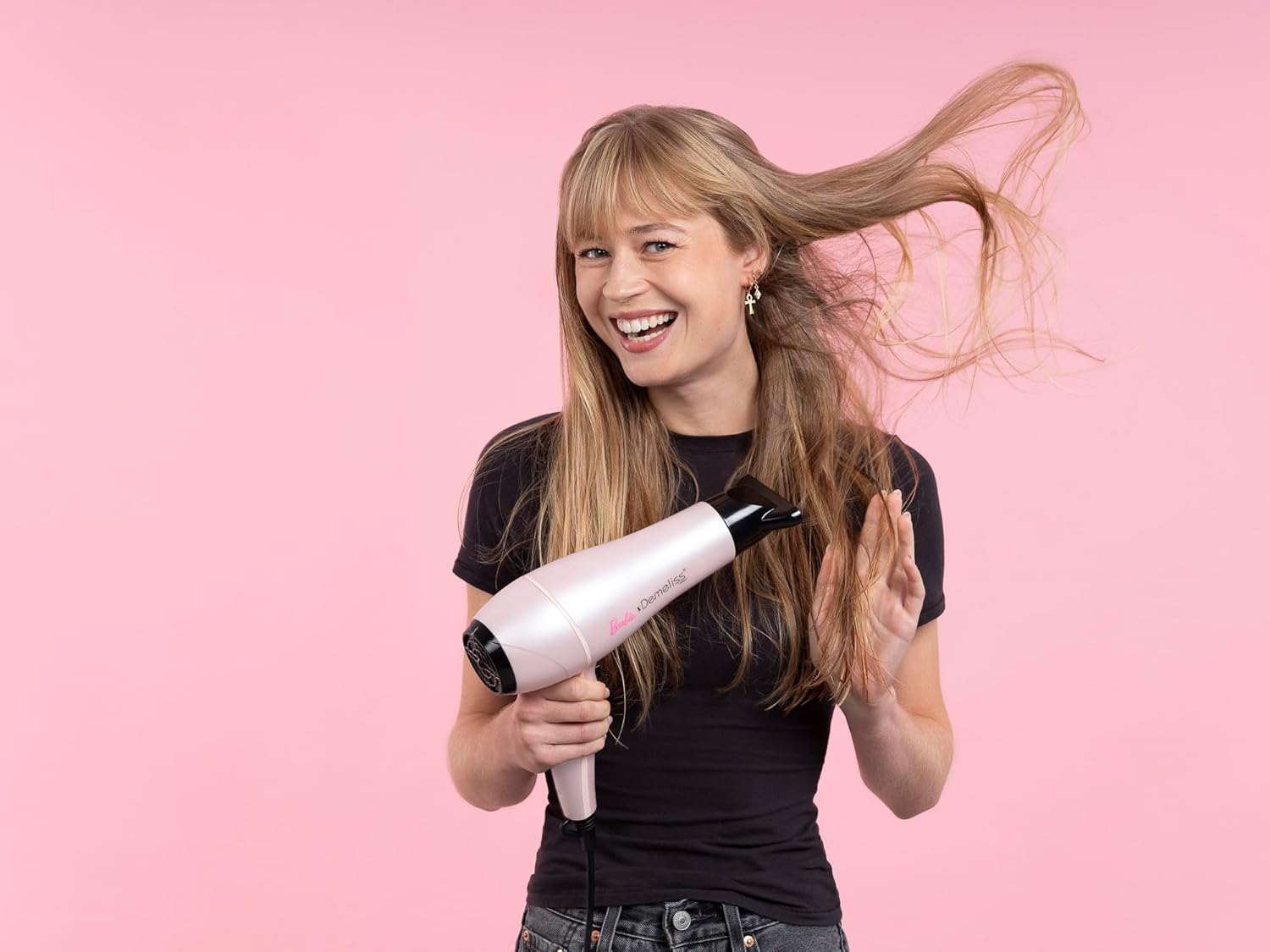 Demeliss - ULTRA 2200 - Sèche-cheveux compact - ionique, 2200W, 3 températures, anti-frisottis