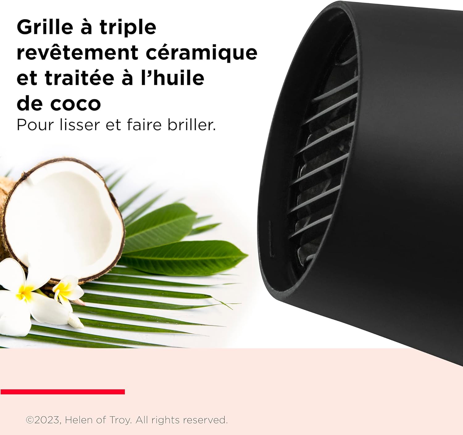 Revlon - sèche-cheveux SmoothStay 2000W - ionique, accessoires RVDR5317