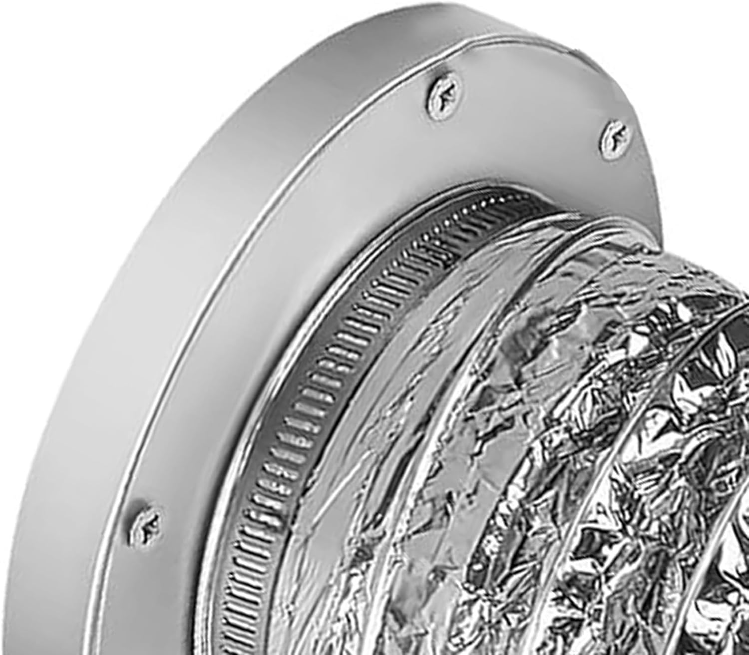 Fafeicy - Kit conduit sécheuse magnétique, 4 pouces, tuyau alu 10 cm