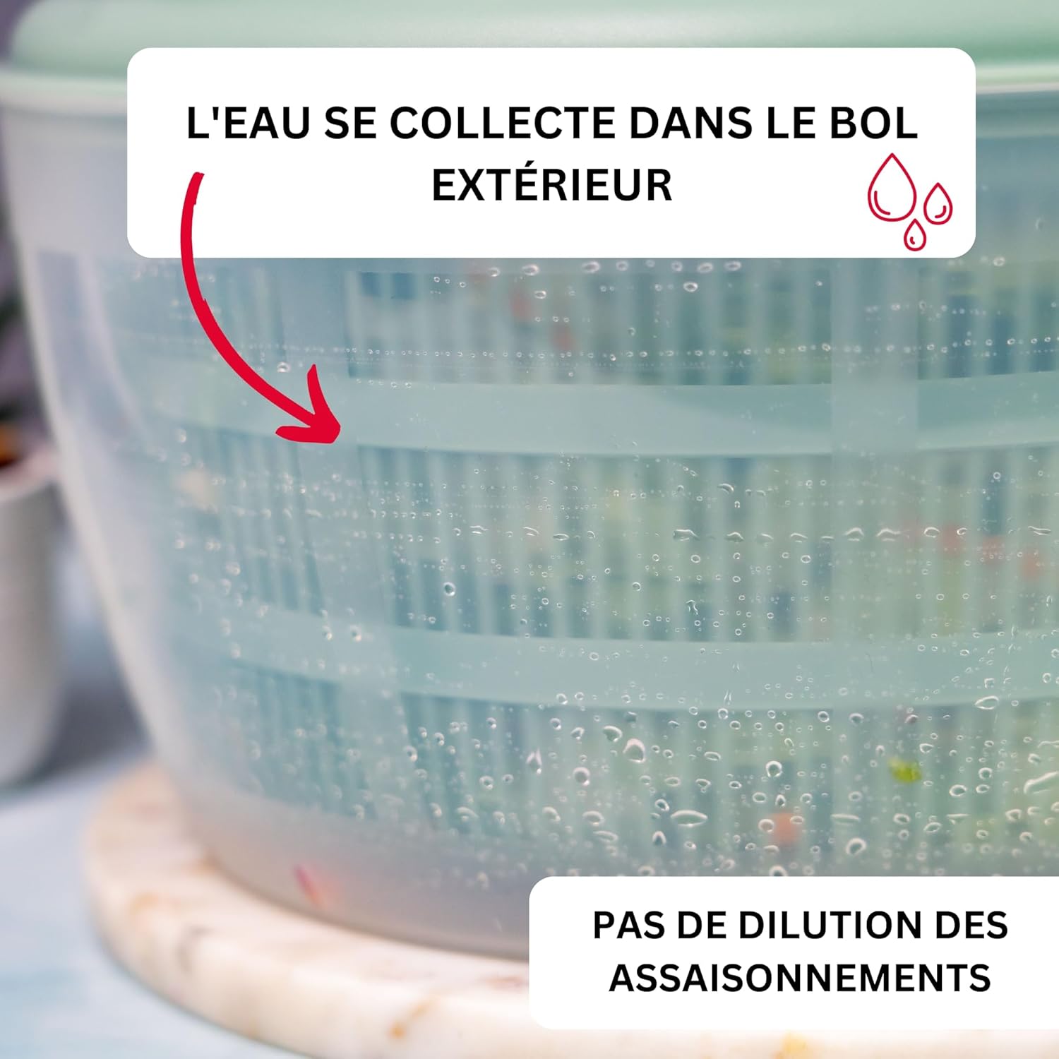 Westmark - Fortuna - 26 cm - essoreuse à salade 5L sans BPA 2432224M