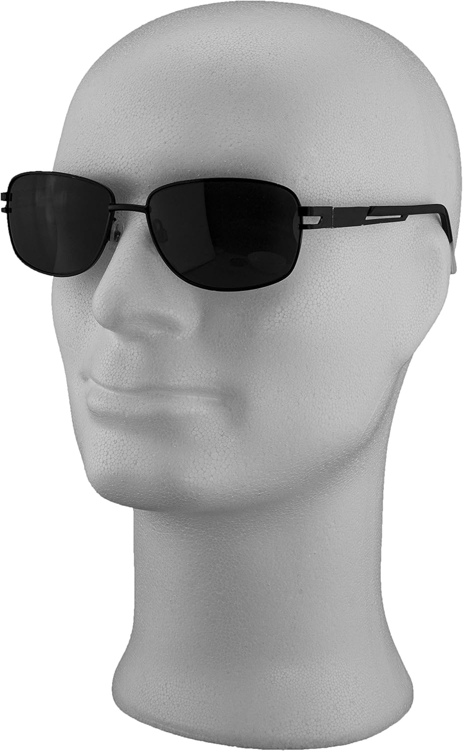 Tête en polystyrène homme - blanc - 300x210x170 mm - hauteur 300 mm - A33M8693