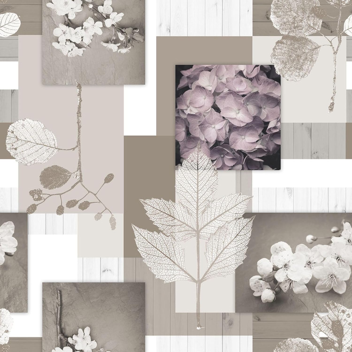 Nappe en toile cirée - Zen Feuilles - 200x140 cm - imperméable, anti-taches