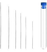 Aiguille Perle, 6 Pièces Aiguilles à Perles, Aiguille Perles à Enfiler, Avec Bouteille de Stockag...