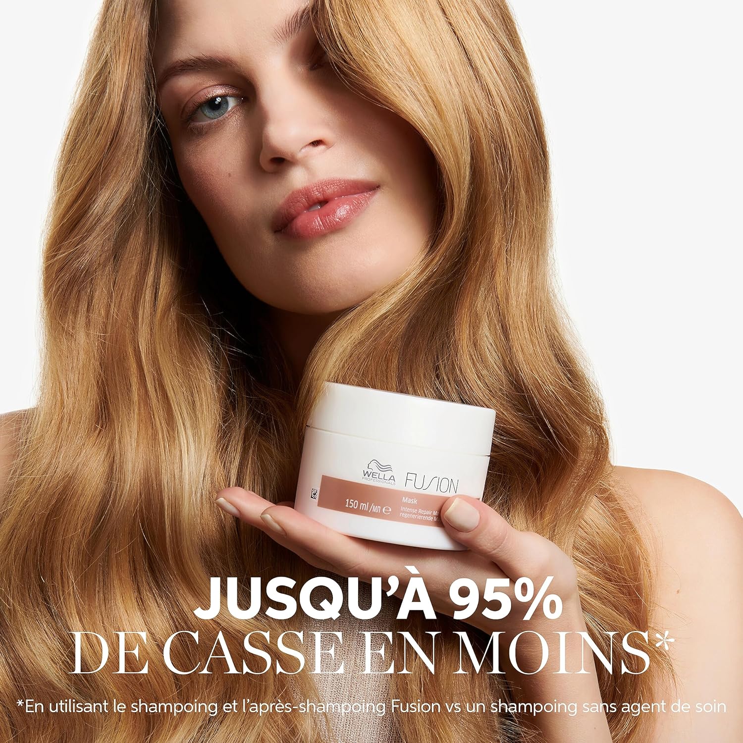 Wella Professionals - Fusion Masque - soin cheveux secs, brillance, anti-casse