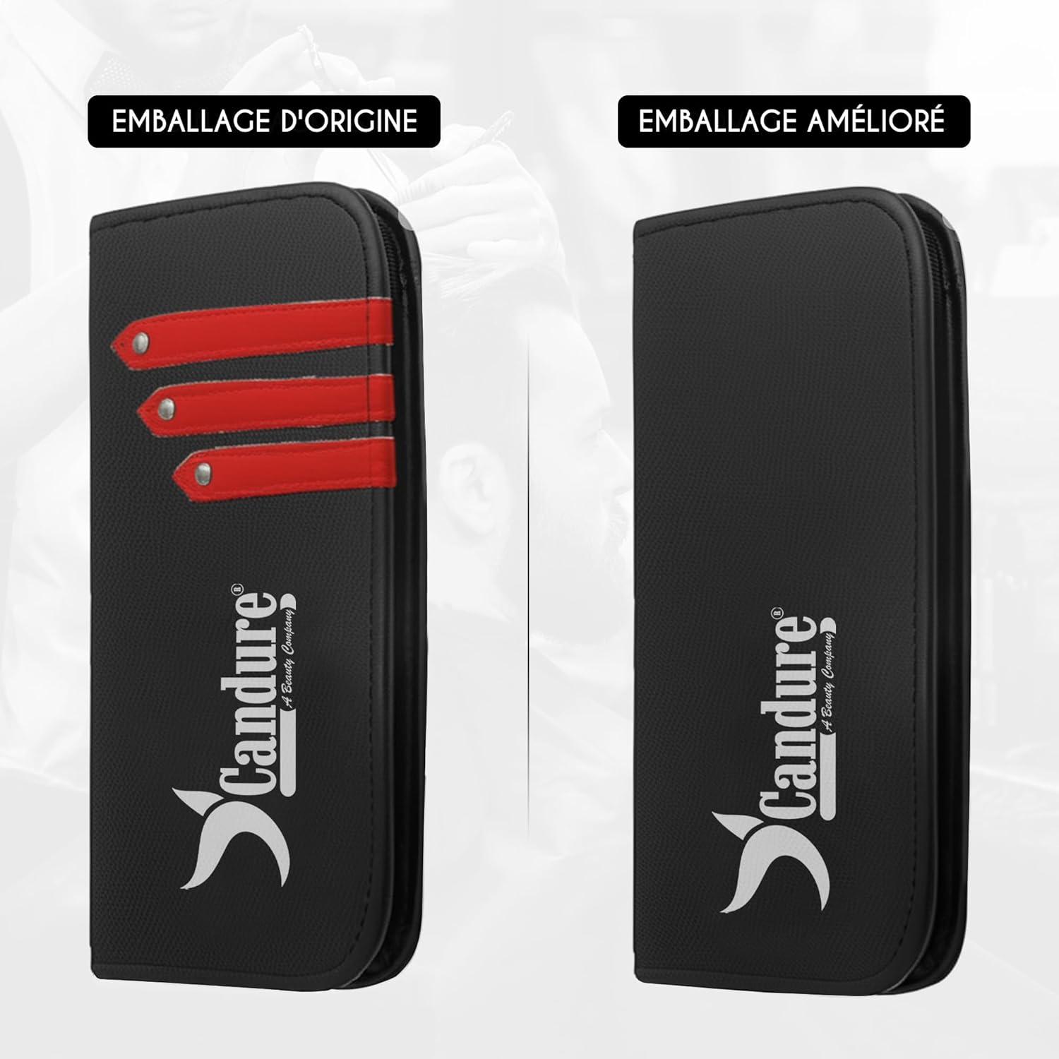 Candure - Set ciseaux coiffure pro 6,5