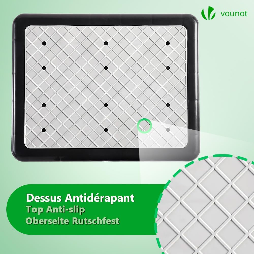 VOUNOT - Marchepied antidérapant, grande surface - intérieur/extérieur